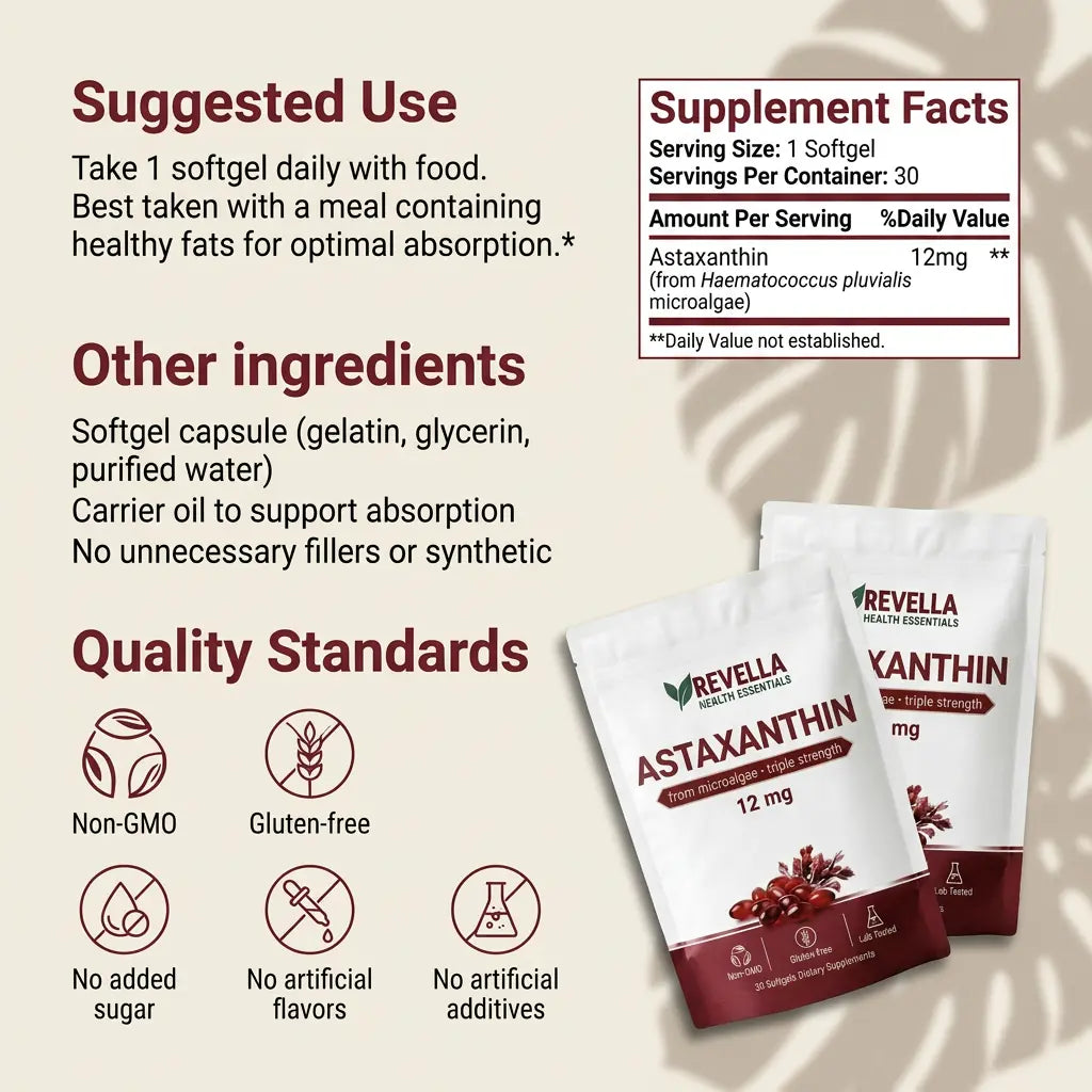 Revella Astaxanthin - King Of Antioxidants